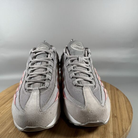 Nike Air Max 95 GS Womens 8.5 (Youth 7) 310830-011 Running Shoes Pink Grey - Picture 2 of 8